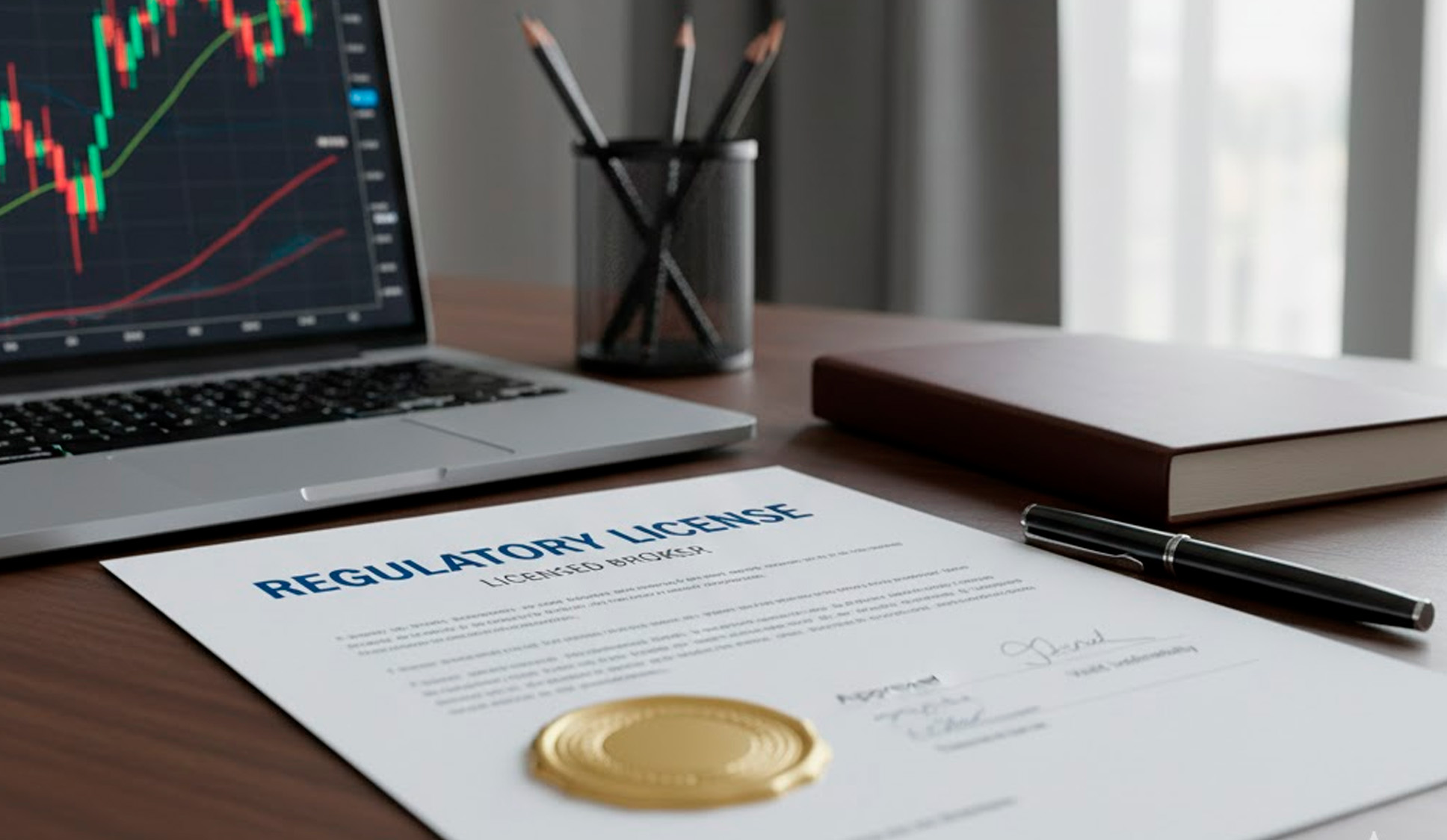 Documentos legales, regulación y seguridad de un broker online